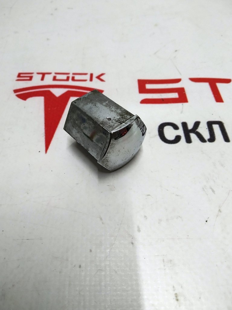 9 LUG NUT CAP, TALL - CHROME - PC ABS d21 Tesla Model S, Model S REST, Model X 1027010-02-A